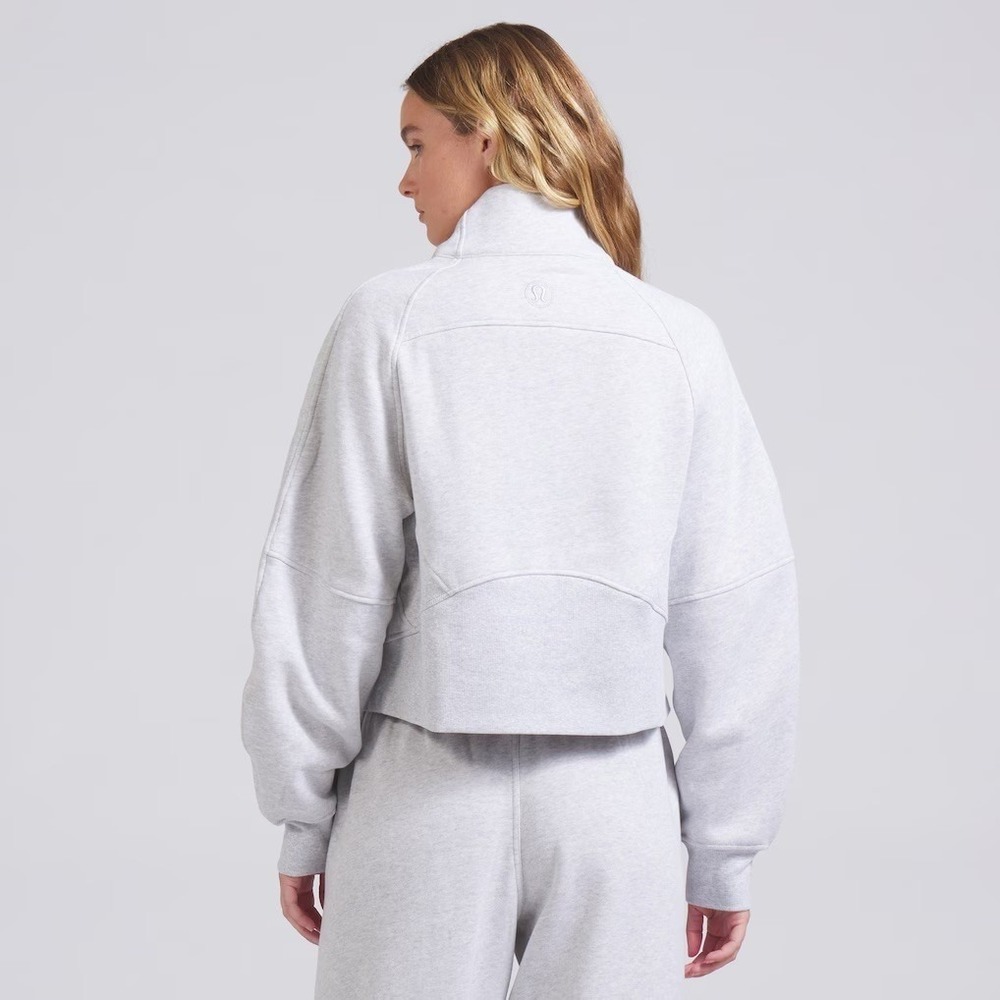 Lululemon Boston Bruins Scuba Oversized Half Zip Top Funnel‎ Neck Womens XL/2XL - Picture 2 of 10